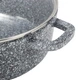 Кастрюля Kamille 20 см * 8,0 см из литого алюминия с антипригарным покрытием "Snow marble" и стеклянной крышкой - изображение 9