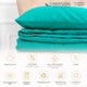 Летний постельный комплект MirSon №2617 EcoSilk 17-4735 Caterina одеяло 155x215 см + наволочки 2 х 50х70 см (2200003109825) - изображение 2