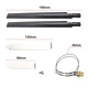 Антена Fenvi 2PcsX6Dbi Antenna Set Dual Band 2.4G/5GHz For AX210/AX200/9260 - зображення 7