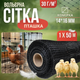 Сетка птичка 1х50м 30г/м² декоративная черная 14х16см садовая вольерная для защиты животных сада птиц заборная - изображение 1