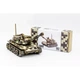 Дерев'яний 3D конструктор Танк PuzzleOK 162-0074, 162 деталі - зображення 4