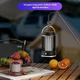 Уничтожитель насекомых лампа москитная LED ультрафиолетовая USB Type C ночник режим теплый свет без химии безопасная для детей и животных площадь до 20 м2 мощность 5W питание 5V компактная размер 14x8.5 черный Camping Mosquito Lamp защита - изображение 4