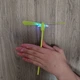 Игрушка Вертушка летающая с подсветкой 18 см Желтая - изображение 2