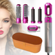 Дорожный фен-стайлер для разных типов волос в дорожном чехле 5в1 Airwrap Styler Complete Fuchsia - изображение 1