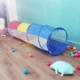 Дитячий ігровий тунель Веселка з прозорою вставкою 180*46 - зображення 4