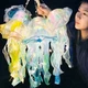 Декор светящийся Медуза на батарейках Jellyfish lamp AND HA-113 Голубая - изображение 6