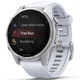 Спортивные часы GARMIN Fenix 8 43mm AMOLED Silver with Whitestone Silicone Band - изображение 6