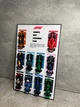АРТ Держатель Рамка 80x50см для Всех Десяти Конструкторов Speed Champions F1 (66802) Сезона 2024 F1 / (77242) / (77244) / (77251) / (77249) / (77248) / (77247) / (77246) / (77245) / (77243) / (77250) - Type-C - изображение 12