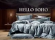 Комплект постільної білизни SOHO Євро Boutique Wave Auqa Сатин жакард (A130110) - зображення 1