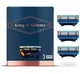 Премиальные сменные картриджи для бритья (кассеты лезвия) мужские Gillette King C. 3 шт совместимые с Fusion5 - изображение 1