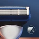 Премиальные сменные картриджи для бритья (кассеты лезвия) мужские Gillette King C. 3 шт совместимые с Fusion5 - изображение 3