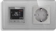 Стеклянный WiFi регулятор теплого пола с розеткой 1DAL Серый (G157D-TR.WF-ST.WT) - изображение 1