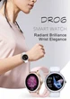 Смарт часы женские Lemfo DR06 Gold (звонки, пульсоксиметр) - зображення 3