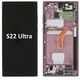 Дисплей Samsung S908 Galaxy S22 Ultra із сенсором та рамкою Burgundy оригінал GH82-27489B - зображення 1