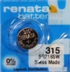 Батарейка часовая Renata 315, V315, SR716SW, SR67, 614 - изображение 2