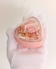 Футляр для каблучки "Серце з трояндою" (рожевий) Коробочка для пропозиції - зображення 6