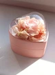Футляр для каблучки "Серце з трояндою" (рожевий) Коробочка для пропозиції - зображення 7