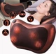 Беспроводная роликовая массажная подушка с инфракрасным прогревом Massage Pillow 8028 - изображение 4