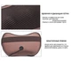 Беспроводная роликовая массажная подушка с инфракрасным прогревом Massage Pillow 8028 - изображение 7