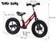 Детский беговел Tiny Bike 12" Red, SP0662 CZ - изображение 12