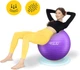 Мяч для фитнеса (фитбол) 4FIZJO 85 см Anti-Burst Violet (P-5905973404846) - изображение 10