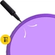 Мяч для фитнеса (фитбол) 4FIZJO 85 см Anti-Burst Violet (P-5905973404846) - изображение 6