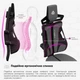 Геймерське крісло Cyberlux V8 Fabric Grey (арт. GM-V8 FG) - изображение 9