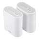 Wi-Fi Mesh система Asus ExpertWiFi EBM68 AX7800 2шт 7800Мбіт/с 3LAN/1WAN USB AiMesh WPA3 White (90IG07V0-MO3A40) - зображення 2