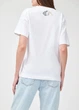 Футболка MOSCHINO JEANS женская белая (251K2A071137321001-L) - изображение 2