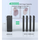 Універсальна мобільна батарея choetech pd22.5w Digital pb 40000mAh (b731) - зображення 10