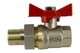 Кран кульовий STA Ц4335 американка 1/2" м, преміум NIK - зображення 2