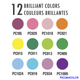 Мягкие цветные карандаши Prismacolor Botanical 12 цветов - изображение 4