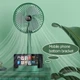 Мини вентилятор Telescopic Folding Fan с USB, Портативный настольный вентилятор для охлаждения дома, рабочего места - изображение 5