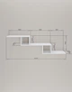 Полка-конструктор MebelStar 153,2x20x44,8 см Аляска белая (MBS-1797) - изображение 5