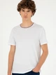 Футболка бавовняна довга чоловіча U.S. Polo Assn G081SZ011-000-2006751 (beyaz) XL Біла (8683858773505) - зображення 3
