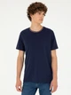 Футболка бавовняна довга чоловіча U.S. Polo Assn G081SZ011-000-2006751 (lacivert) XL Темно-синя (8683857773567) - зображення 3