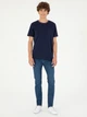 Футболка бавовняна довга чоловіча U.S. Polo Assn G081SZ011-000-2006751 (lacivert) XL Темно-синя (8683857773567) - зображення 4