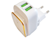 Сетевой адаптер Ldnio A2205, Micro USB Cable, Touch Light, 2USB, 2.4A, white - изображение 5