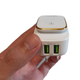 Сетевой адаптер Ldnio A2205, Micro USB Cable, Touch Light, 2USB, 2.4A, white - изображение 8