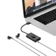 Внешняя звуковая карта ORICO SC2 3-in-1 USB, с регулятором, black - изображение 7
