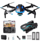 Дитячий Квадрокоптер X6 дрон з камерою 4K HD FPV + 30 хв ( 1+1 акумулятор + запасні лопаті батарейки) - зображення 3