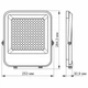 LED прожектор VIDEX PREMIUM VL-F2-1005G 100W 5000K серый - изображение 3