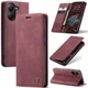 Чехол книжка Caseme с магнитом для Poco X7 Pro бордовый - изображение 4