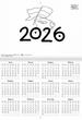 Настінний календар кота Інжира 2025 (патріотичний) - Богдан Фенюк - изображение 2