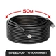 Наружный интернет кабель 50м патч корд кабель для интернета CAT5e LAN UTP (Gigabit RJ45, до 1000Мбит/с) (0461unk) - изображение 1