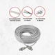 Сетевой медный патч корд Kabelist 100м U/UTP Cat5e 24AWG кабель для интернета с высокой скоростью 1000 мбит/с (88049sk) - изображение 3
