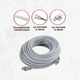Сетевой медный патч корд Kabelist 75м U/UTP Cat5e 24AWG кабель для интернета с высокой скоростью 1000 мбит/с (88048sk) - изображение 3