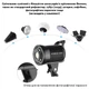 Постоянный студийный LED свет Andoer LM135Bi (JDT-0847521) - изображение 2