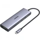 Концентратор Ugreen USB3.1 Type-C to HDMI/VGA/USB 3.0х3/RJ45/SD/TF/PD/35мм TRRS 100W 10-in-1 (15601) (249261) - зображення 1