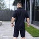 Рубашка мужская Marsel Pobedov льняная XXL синяя (24816) - изображение 4